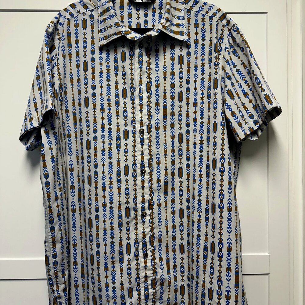 North Face Men's Short-Sleeve Pattern Shirt (Size XXL/TTG)